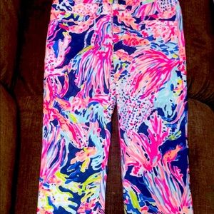 Lilly Pulitzer kelly skinny pants
